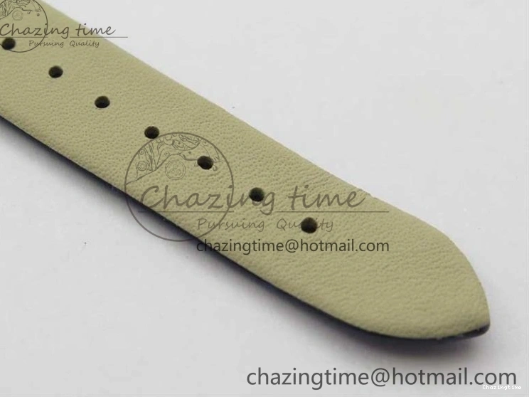 0412 Ladies’ De Ville Trésor Diamond Blue Dial Blue Fabric Watch OXF 1:1 Best Edition Swiss Quartz Upgraded 7892